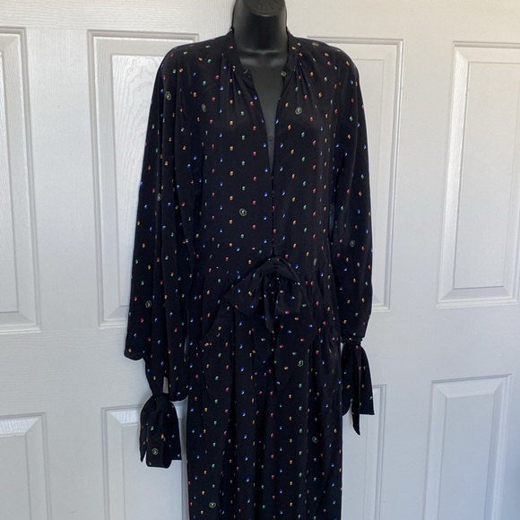 Stella McCartney Keira Silk Jumpsuit Sz 6 - Picture 3 of 15